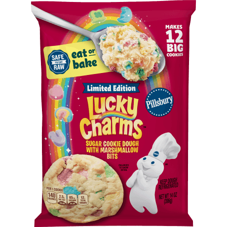 Lucky Charms™ Sugar Cookie Dough, frente del producto.