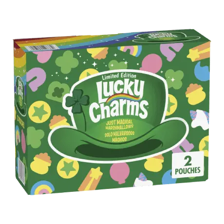Lucky Charms™ Just Magical Marshmallows, St Patricks Day, Special Edition, front of product.